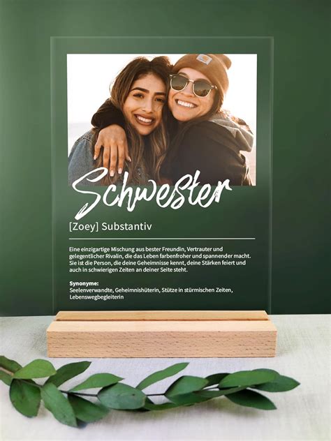 geschenk schwester personalisiert